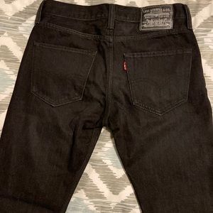 Levi Strauss Denim Jeans in black. Size W 28 L 30
